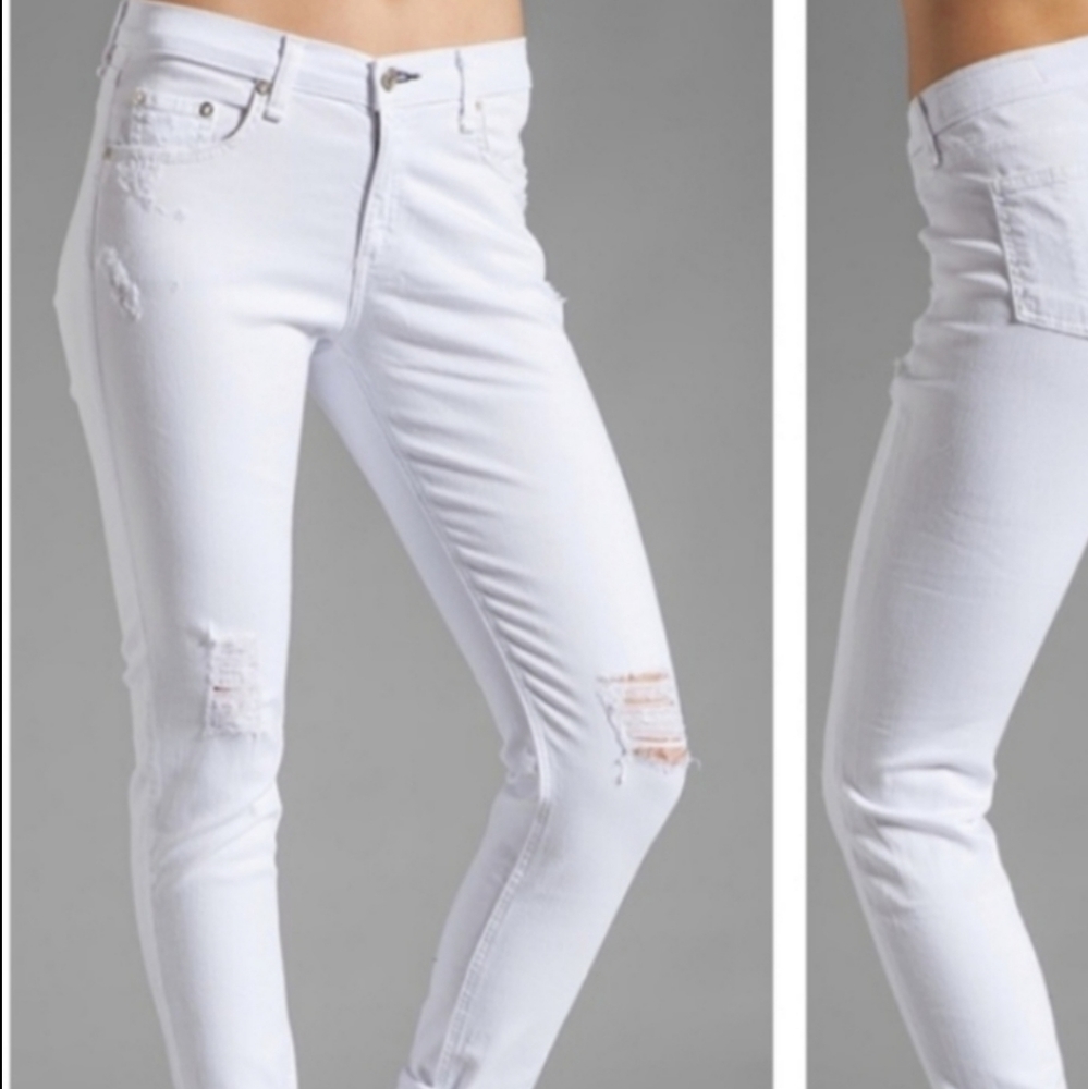 Rag & Bone New York white jeans
